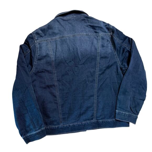 Buffalo David Bitton Dark Wash Denim Jacket – Men’s XL – Stretch Jean Jacket - Picture 2 of 7
